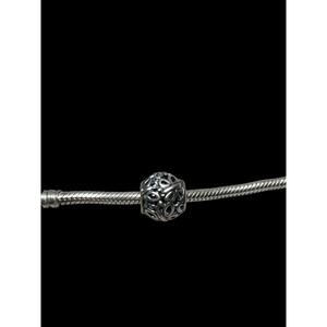 Authentic Pandora wildflower sterling 925 silver bead charm